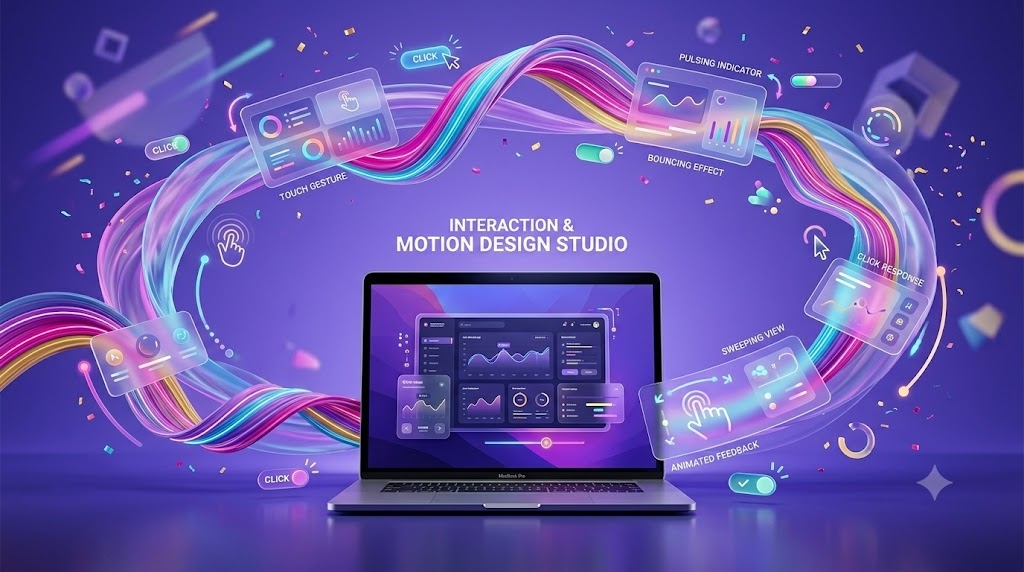 Dynamic Interaction & Motion Design Systems | Bhavya Web Tech