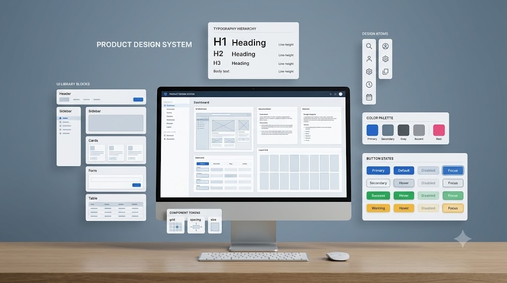 Scalable Product Design Systems & Token Architecture | Bhavya Web Tech