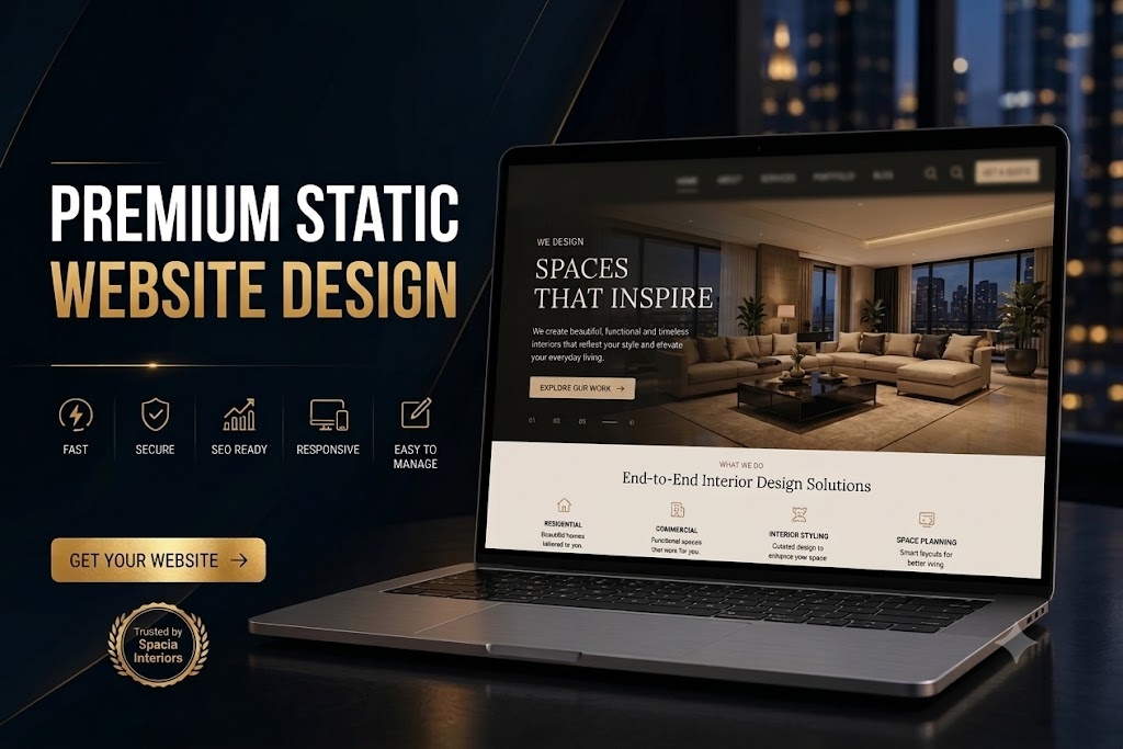 Static HTML Website Design & Performance Engineering | Bhavya Web Tech