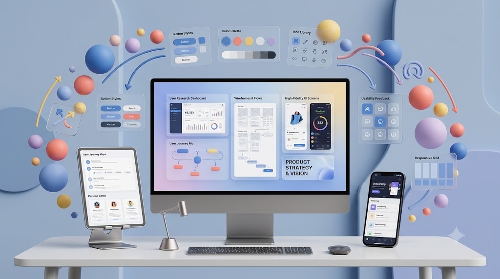 UI/UX & Digital Product Design Systems - Bhavya Web Tech