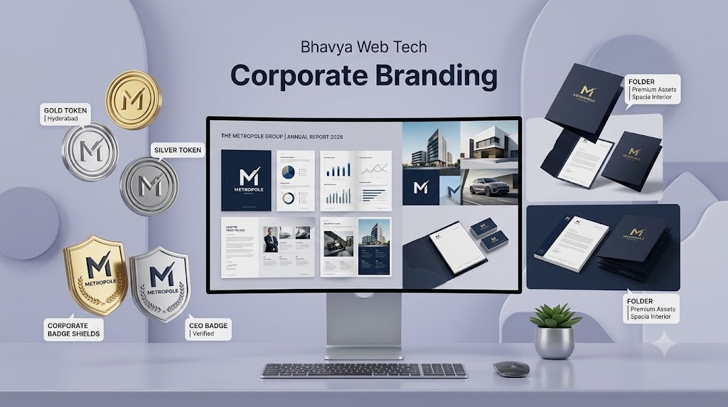 Corporate Branding & Enterprise Visual Identity Architecture | Bhavya Web Tech