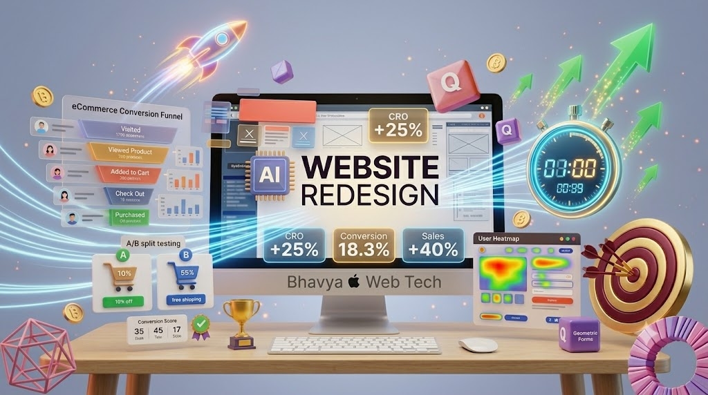 Sales Funnel & High-Converting Landing Page Optimization | Bhavya Web Tech