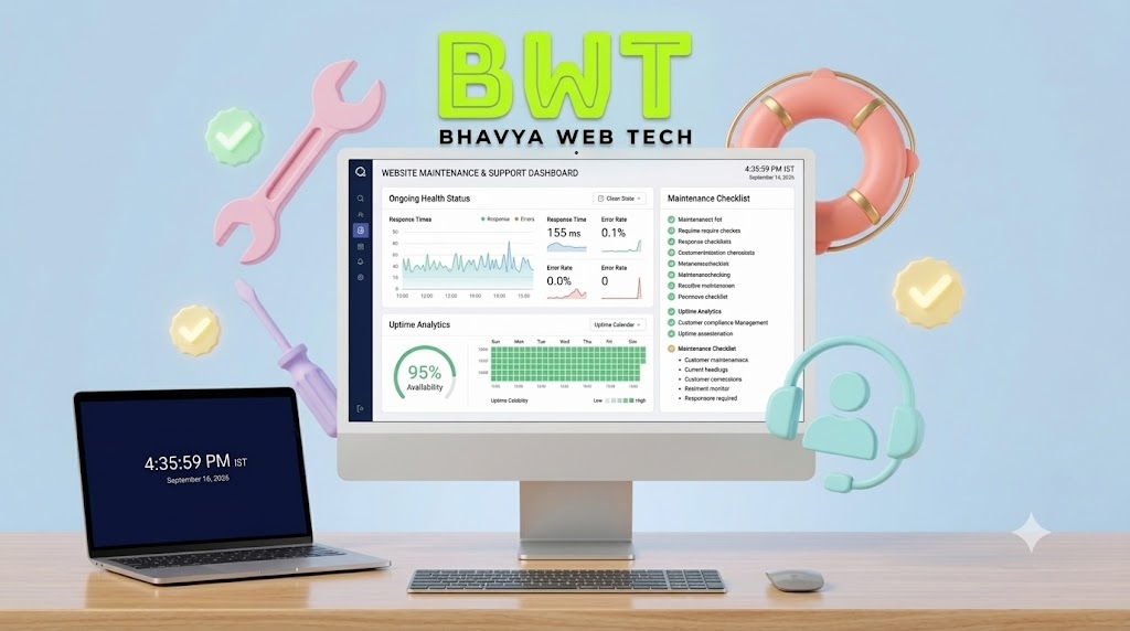 Enterprise Website Maintenance & AMC Services - Bhavya Web Tech