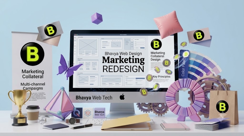 Corporate Branding & Visual Identity Design - Bhavya Web Tech